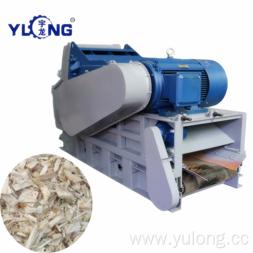 CE crusher of wood chips